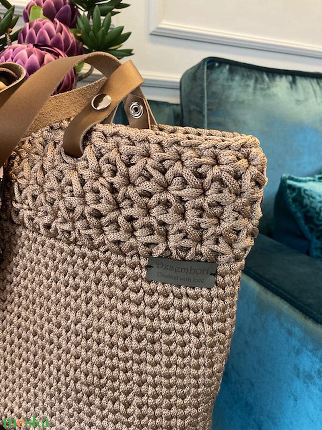 Horgolt kézitáska - táska & tok - kézitáska & válltáska - kézitáska - Meska.hu