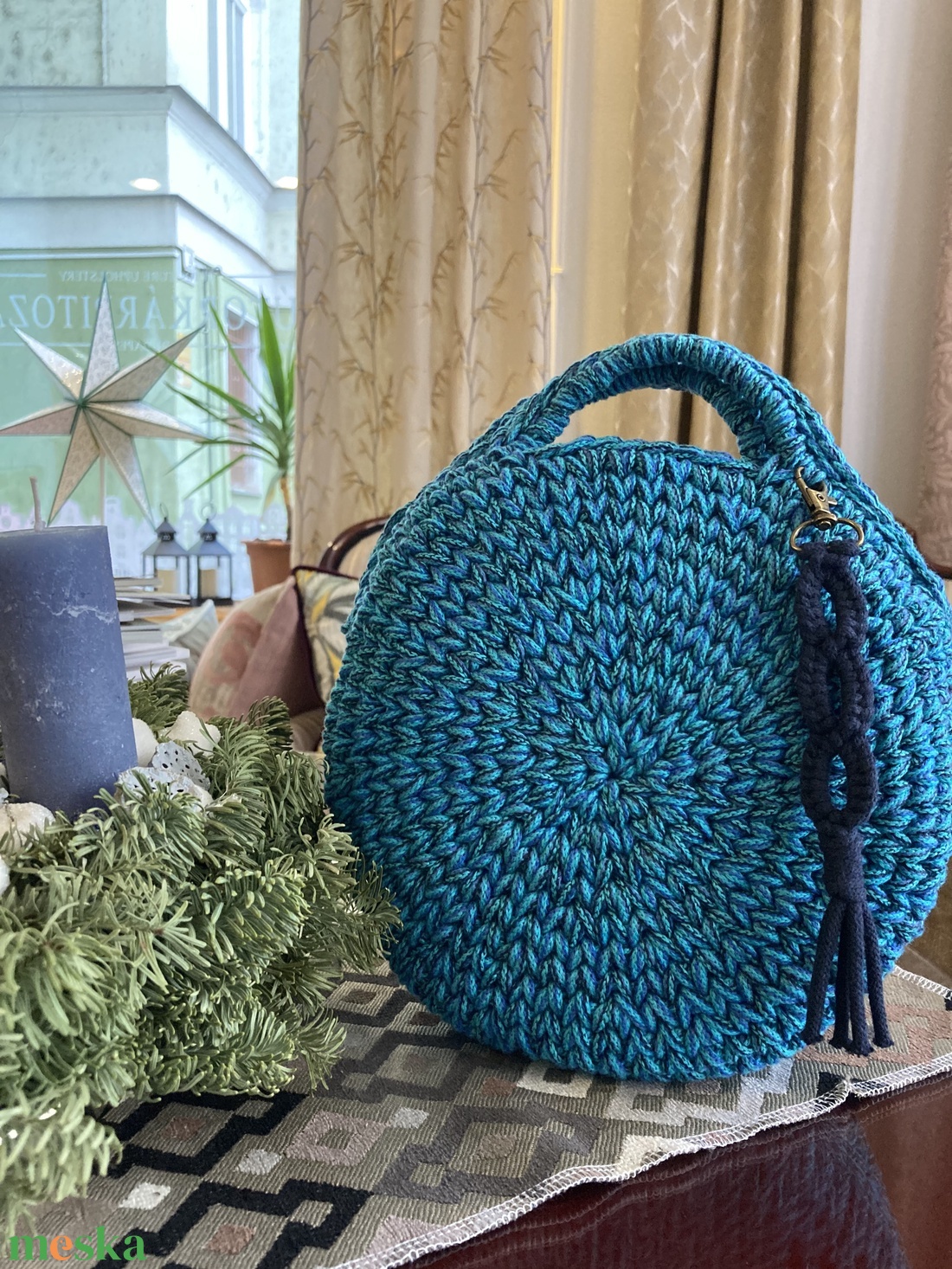 Azúrkék Füles crossbody táska - táska & tok - kézitáska & válltáska - válltáska - Meska.hu Azúrkék Füles crossbody táska - táska & tok - kézitáska & válltáska - válltáska - Meska.hu