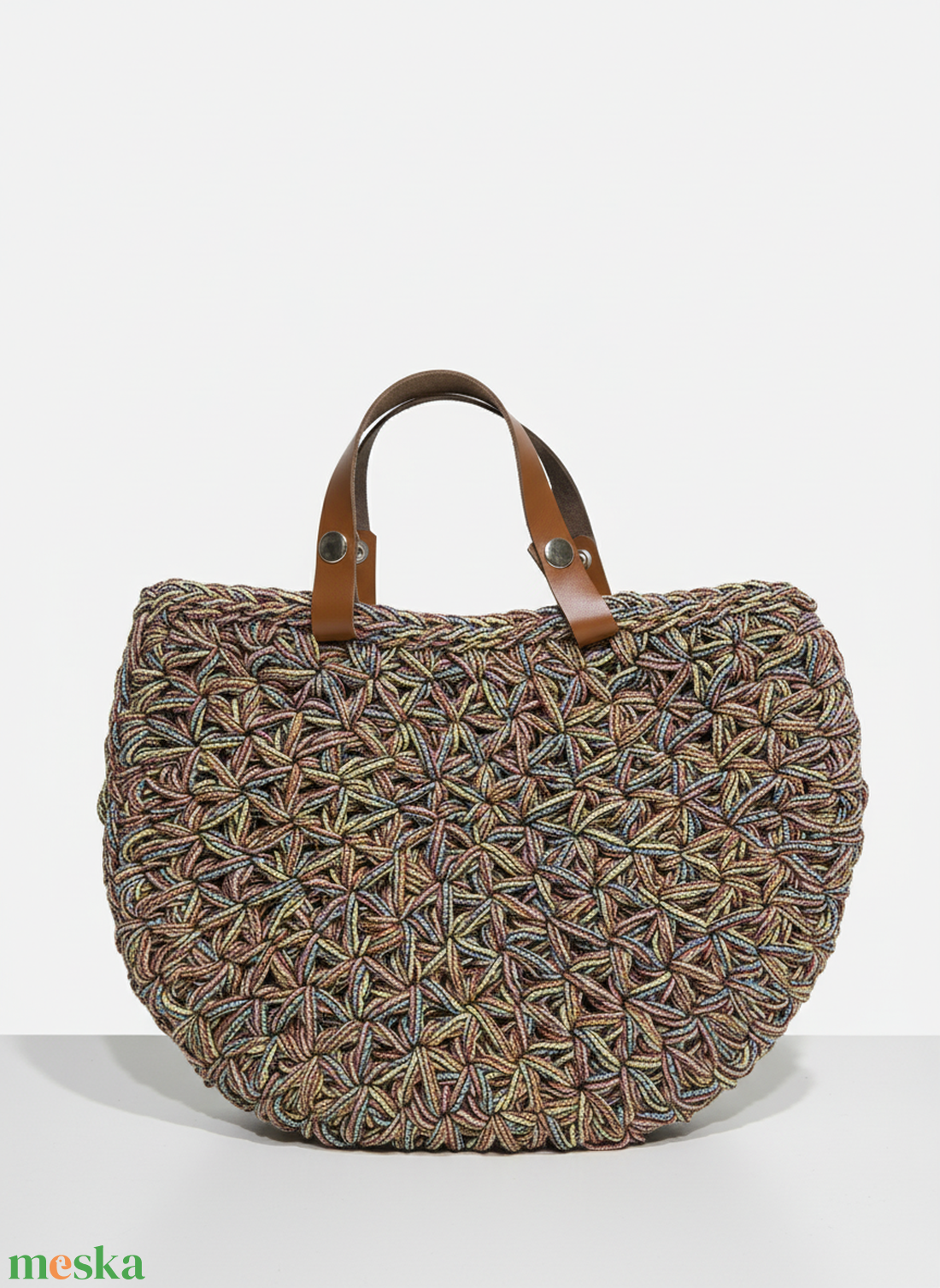 Jázmin mintás shopper táska - táska & tok - kézitáska & válltáska - kézitáska - Meska.hu