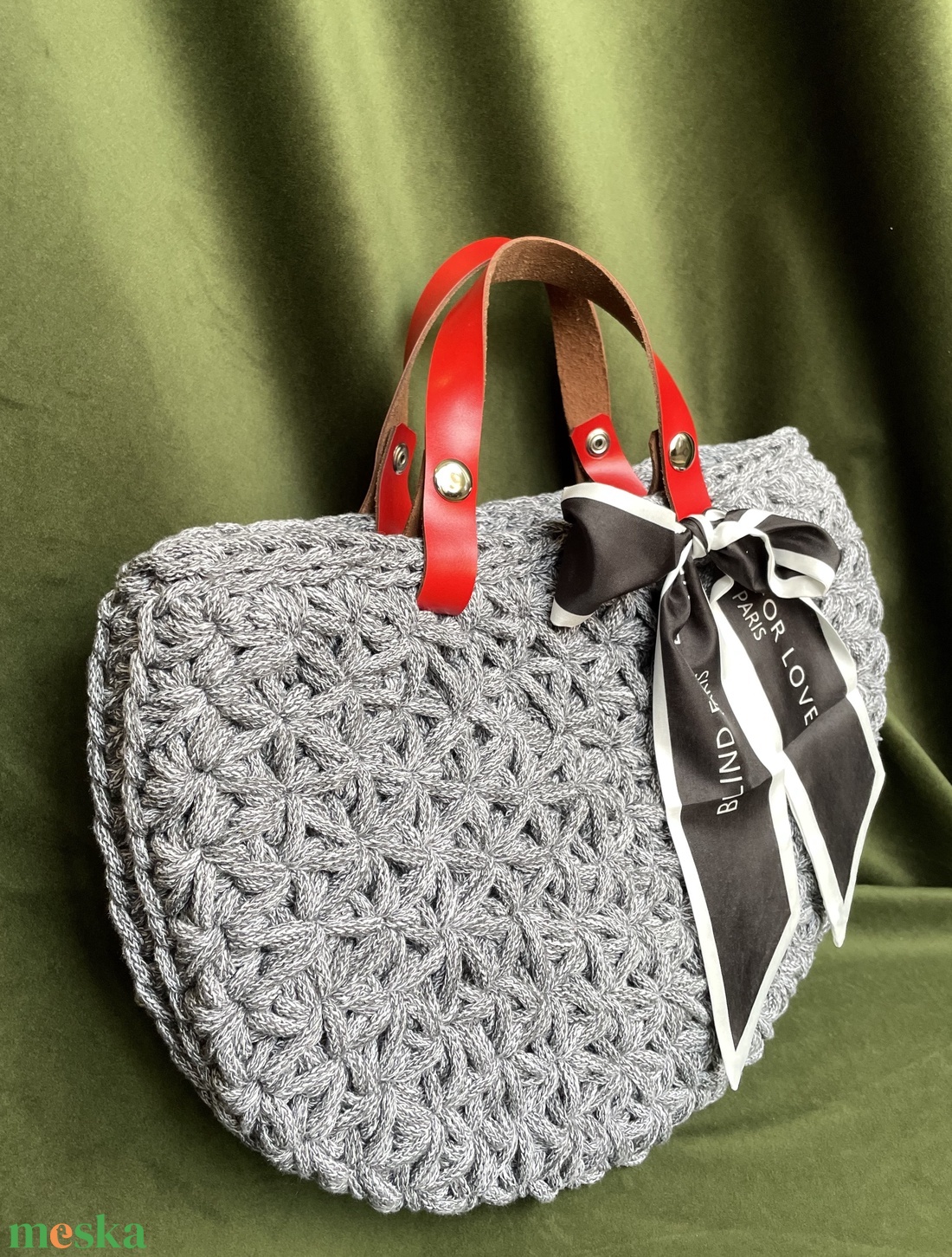 Jázmin mintás shopper táska - táska & tok - kézitáska & válltáska - kézitáska - Meska.hu