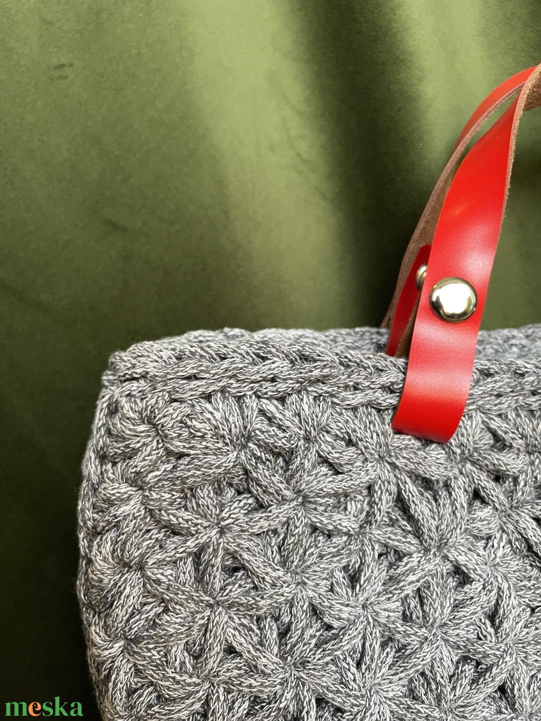 Jázmin mintás shopper táska - táska & tok - kézitáska & válltáska - kézitáska - Meska.hu