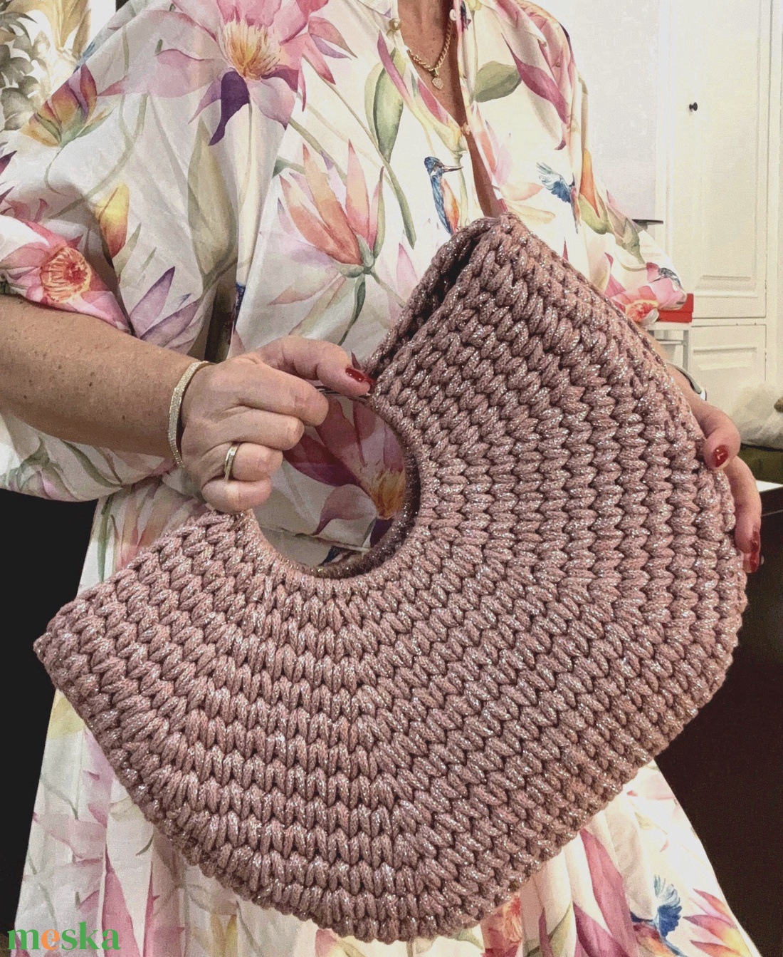 Púder kosár-táska - táska & tok - kézitáska & válltáska - kézitáska - Meska.hu