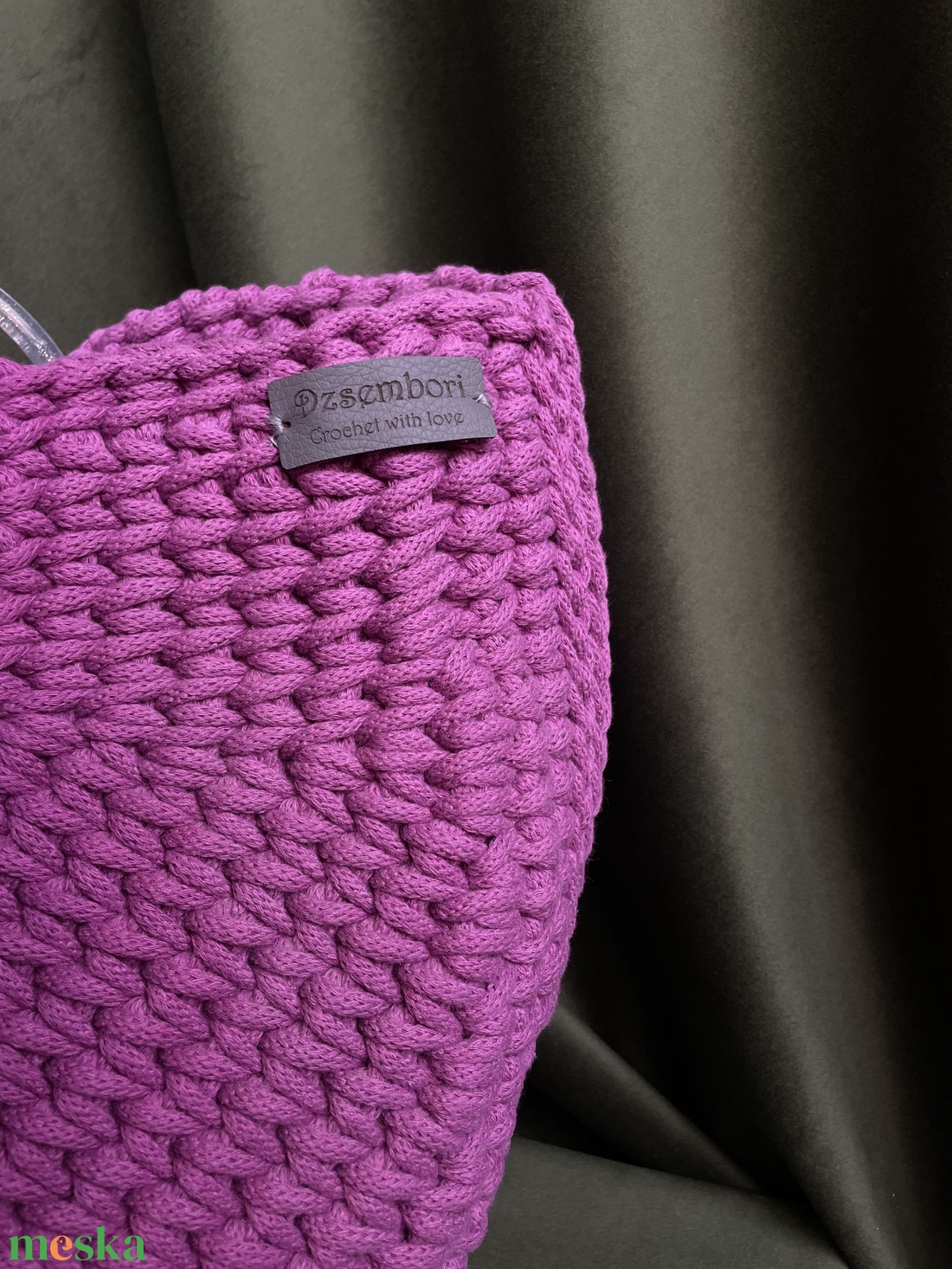 Magenta kosártáska - táska & tok - kézitáska & válltáska - kézitáska - Meska.hu