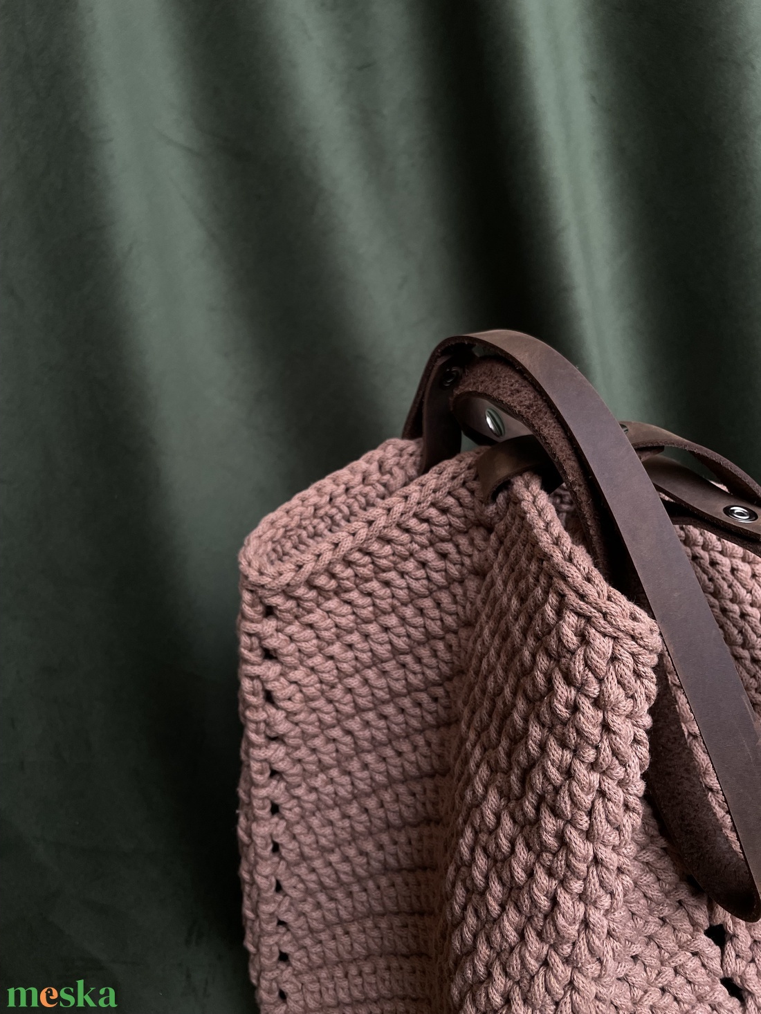 Horgolt shopper válltáska - táska & tok - kézitáska & válltáska - válltáska - Meska.hu