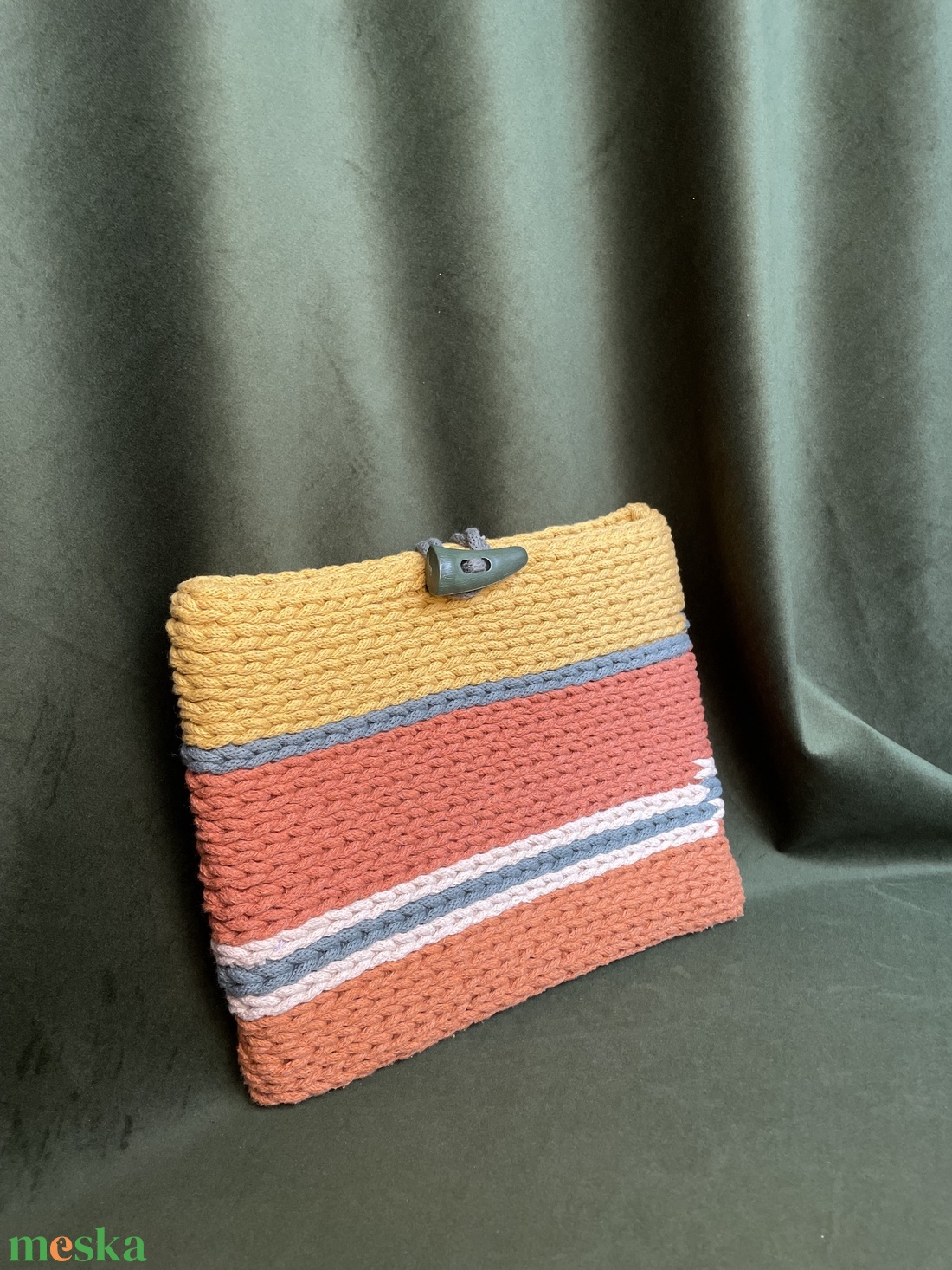 Horgolt tok - táska & tok - kézitáska & válltáska - válltáska - Meska.hu