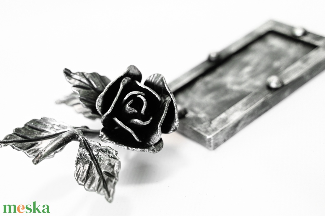 Rózsás mécses- és képtartó ezüst  - otthon & életmód - dekoráció - kép & falikép - képkeret - Meska.hu