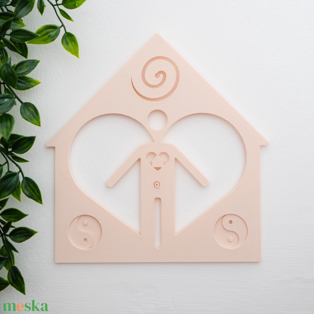 Házi áldás faldekor - Az otthon benned van - Kollektív gyógyító szándék - otthon & életmód - vallás - házi áldás - Meska.hu