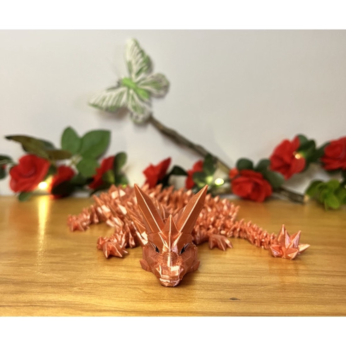 3d nyomtatott kristály sárkány - játék & sport - plüssállat & játékfigura - más figura - Meska.hu