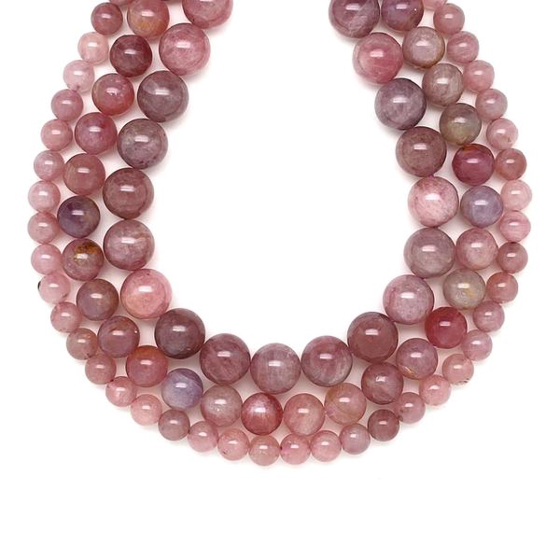 Kvarc levendula golyó 6-7mm � ékszerkészítő alapanyag (füzér) - kellékek & szerszámok - ásvány alapanyag - ásványfüzér - Meska.hu