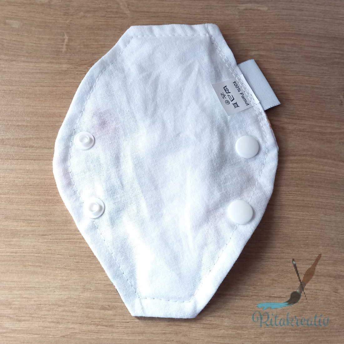 Tulipán tanga mosható betét 16cm - tisztasági - szépségápolás - intim higiénia - tisztasági betét - Meska.hu