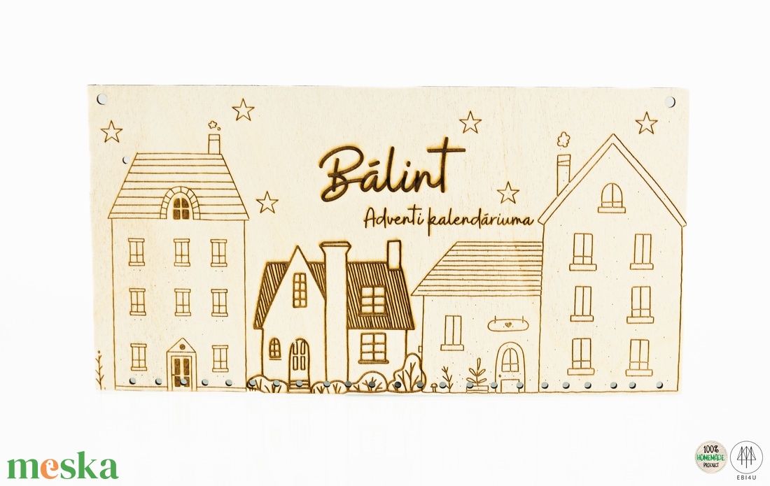 Adventi kalendárium tábla + biléta - karácsony - adventi díszek - adventi naptár - Meska.hu Adventi kalendárium tábla + biléta - karácsony - adventi díszek - adventi naptár - Meska.hu