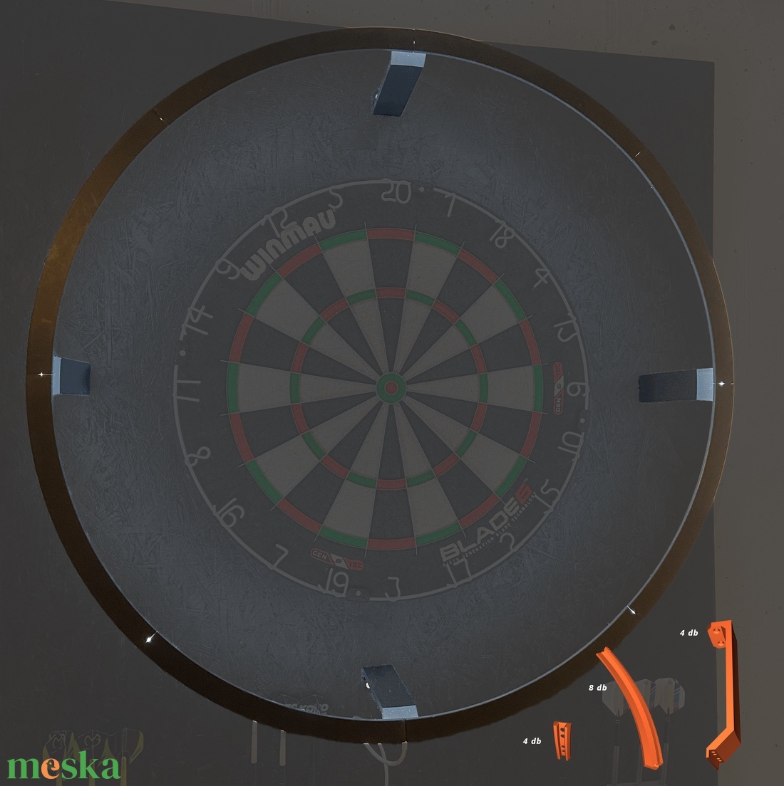 Darts világítás tartó gyűrű - játék & sport - sport és kikapcsolódás - más játékok, sportok - Meska.hu