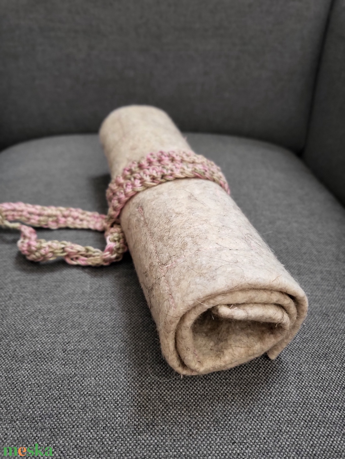 Krétatartó melange 1 - otthon & életmód - papír, írószer - tolltartó & ceruzatekercs - Meska.hu