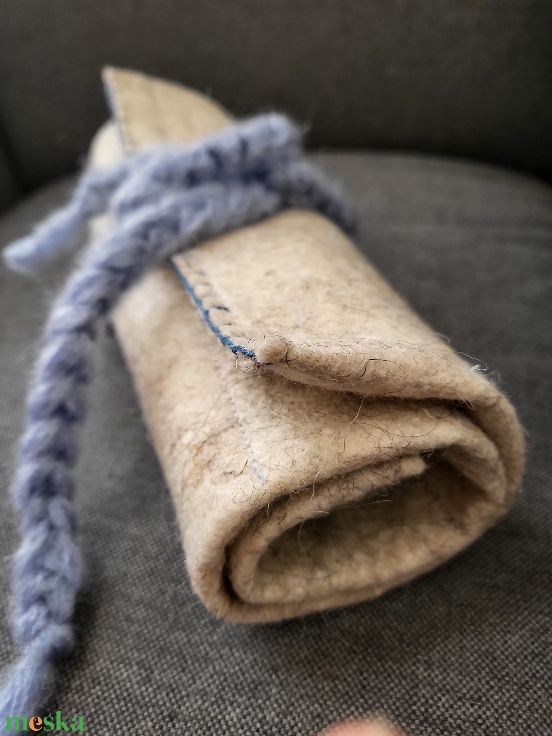 Krétatartó melange 2 - otthon & életmód - papír, írószer - tolltartó & ceruzatekercs - Meska.hu