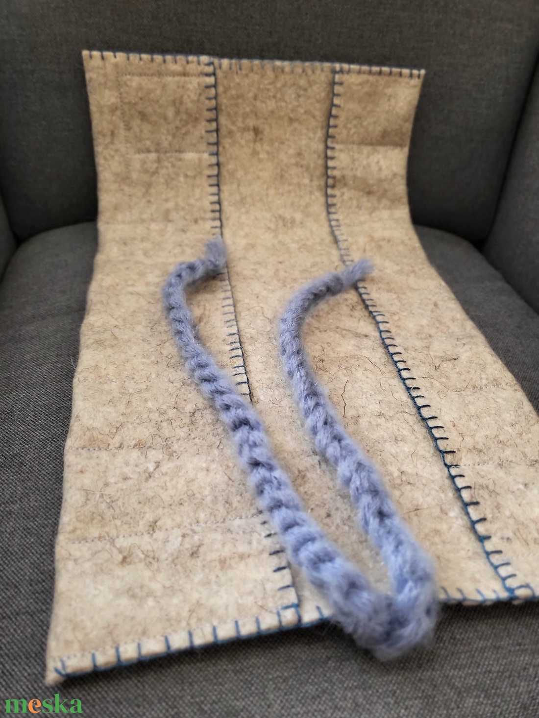 Krétatartó melange 2 - otthon & életmód - papír, írószer - tolltartó & ceruzatekercs - Meska.hu