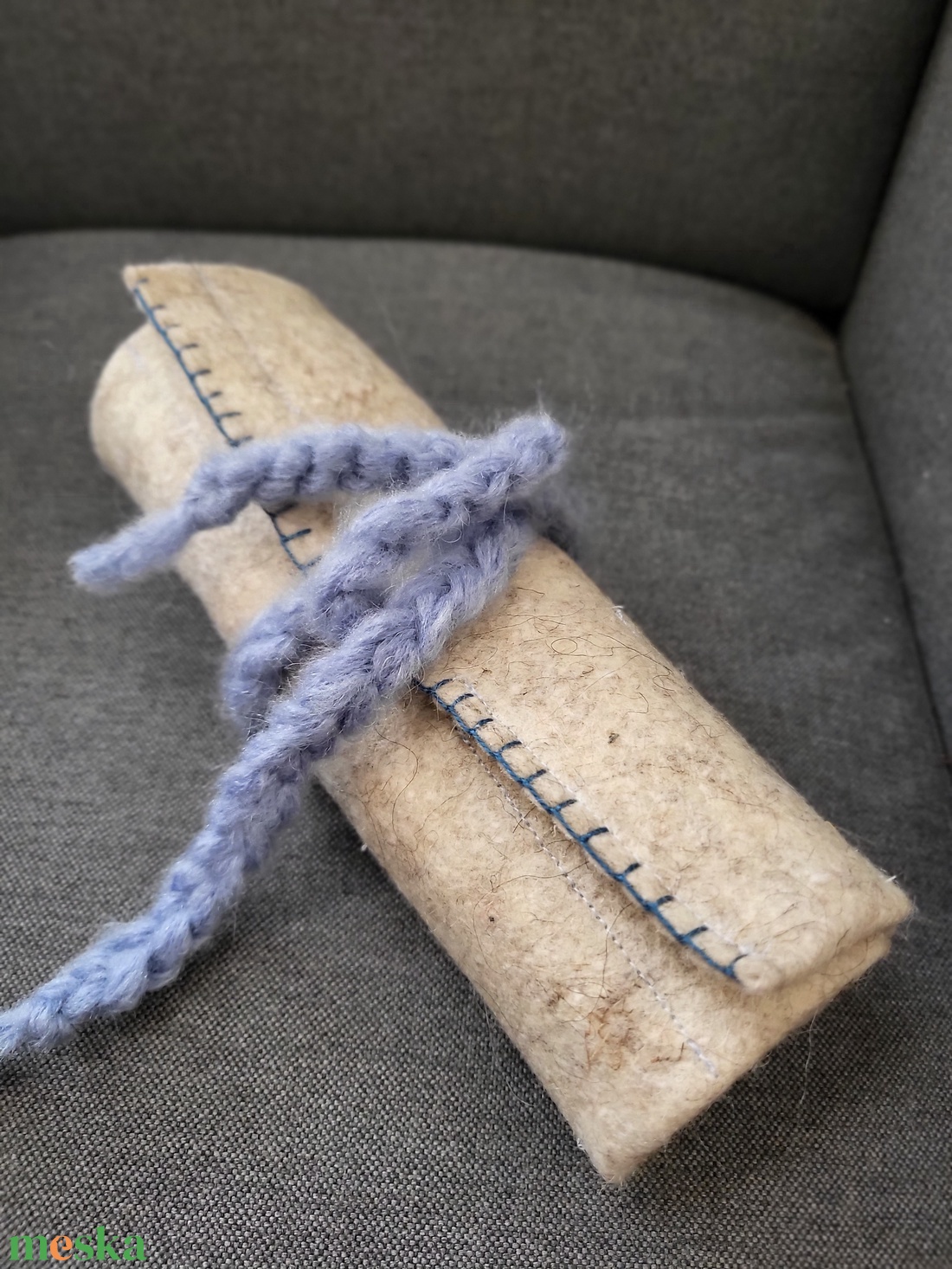 Krétatartó melange 2 - otthon & életmód - papír, írószer - tolltartó & ceruzatekercs - Meska.hu