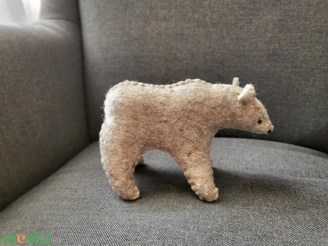 Filc jegesmedve - játék & sport - készségfejlesztő és logikai játék - készségfejlesztő és logikai játék - Meska.hu