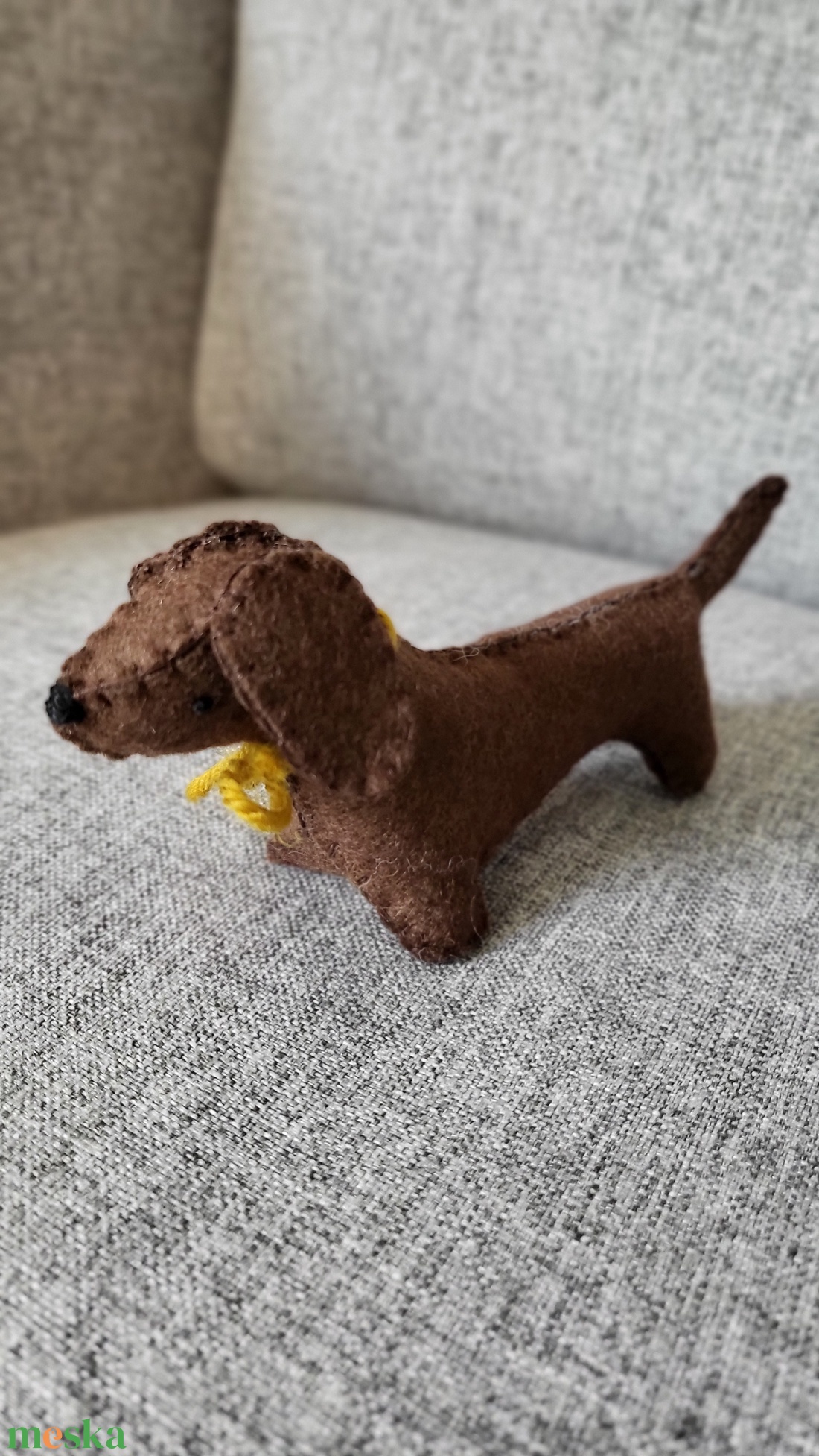 Tacskó kutyus filcből - játék & sport - plüssállat & játékfigura - kutya - Meska.hu