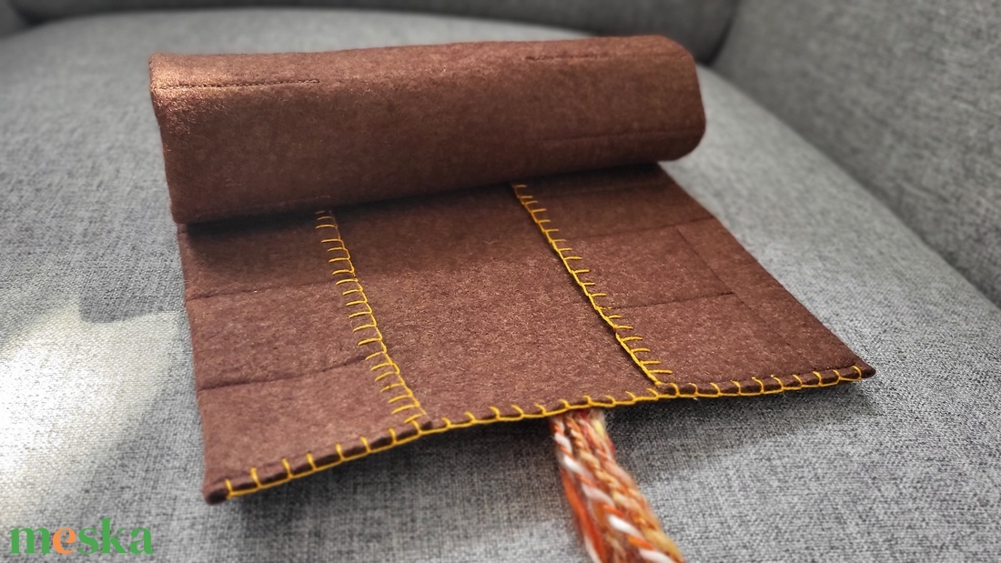 Krétatartó barna2 - táska & tok - variálható táska - Meska.hu