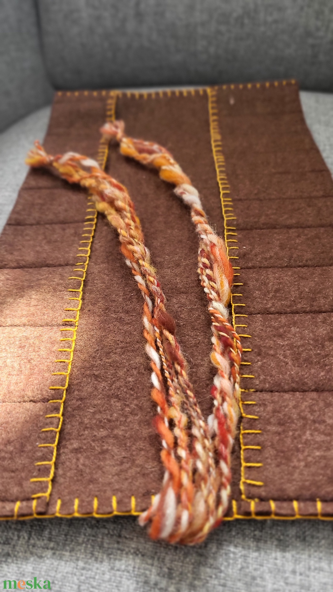 Krétatartó barna2 - táska & tok - variálható táska - Meska.hu