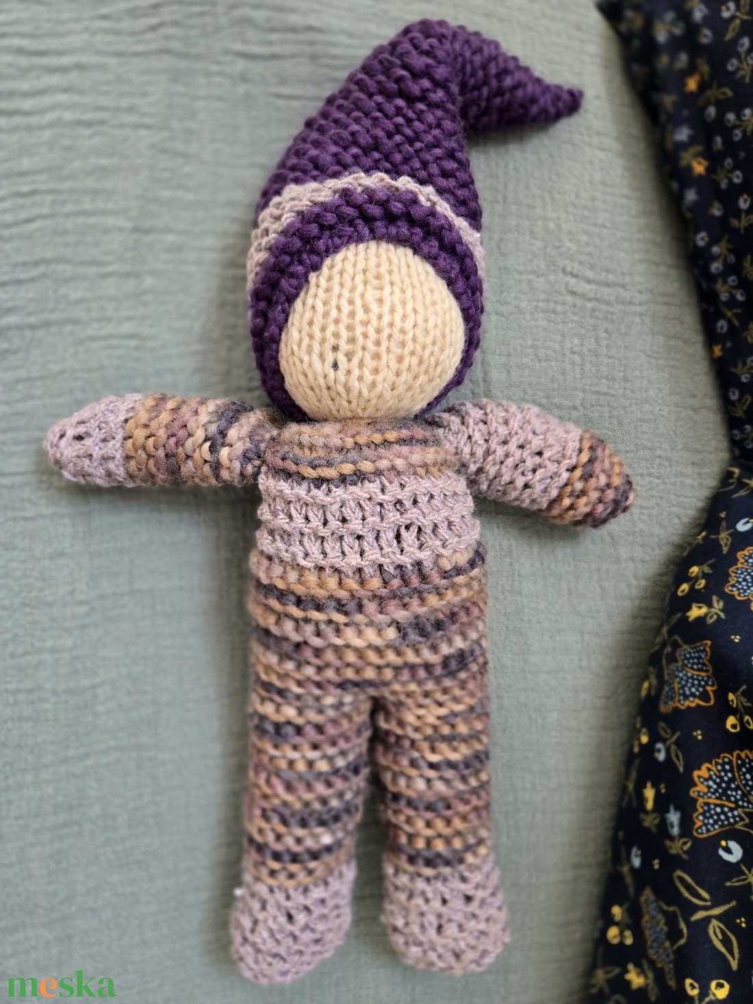 Kötött gyapjú manó lila - játék & sport - plüssállat & játékfigura - manó - Meska.hu Kötött gyapjú manó lila - játék & sport - plüssállat & játékfigura - manó - Meska.hu