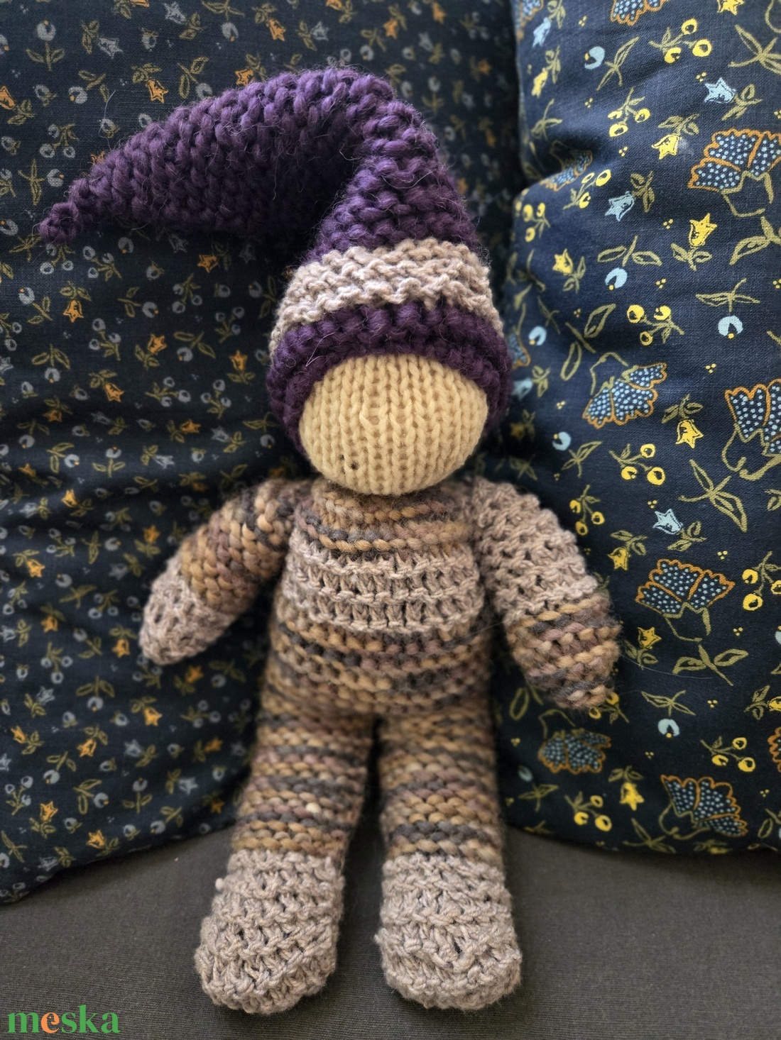 Kötött gyapjú manó lila - játék & sport - plüssállat & játékfigura - manó - Meska.hu Kötött gyapjú manó lila - játék & sport - plüssállat & játékfigura - manó - Meska.hu