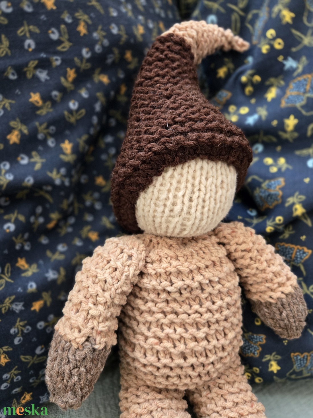 Kötött gyapjú manó barna - játék & sport - plüssállat & játékfigura - manó - Meska.hu Kötött gyapjú manó barna - játék & sport - plüssállat & játékfigura - manó - Meska.hu