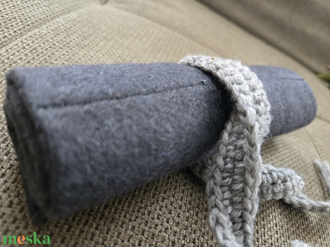 Krétatartó szürke - táska & tok - variálható táska - Meska.hu