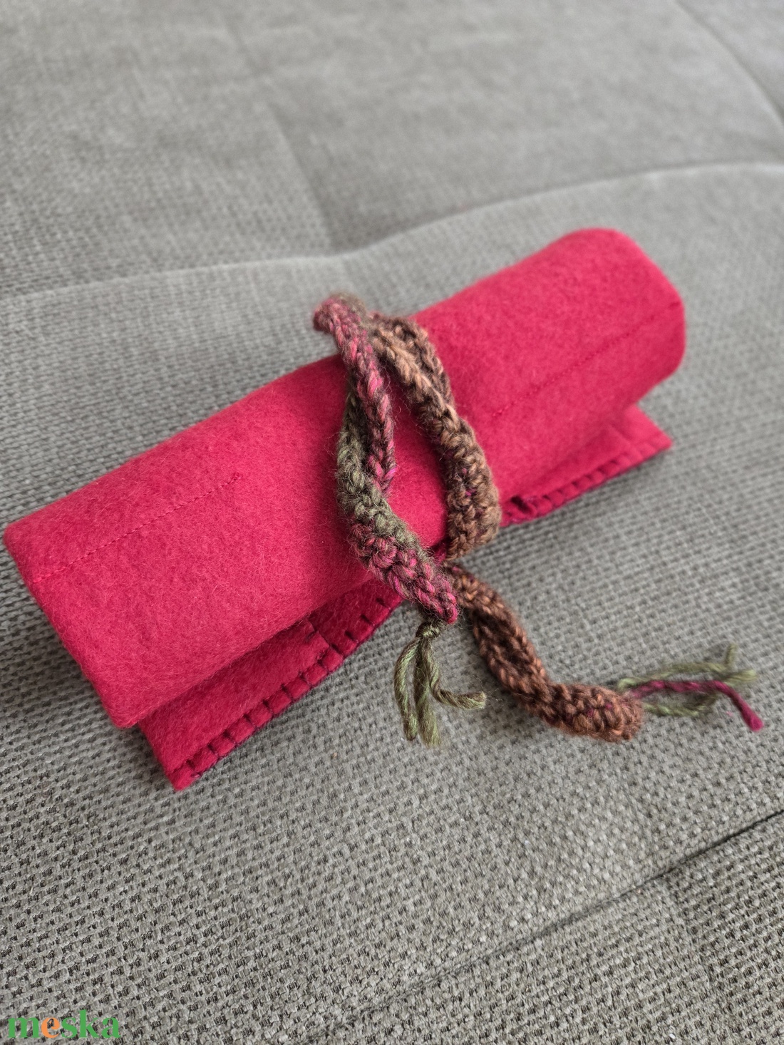 Krétatartó piros - táska & tok - variálható táska - Meska.hu