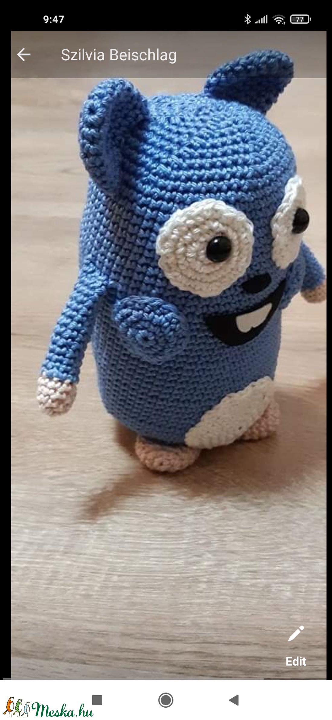 Horgolt lemming figura - játék & sport - plüssállat & játékfigura - egér - Meska.hu