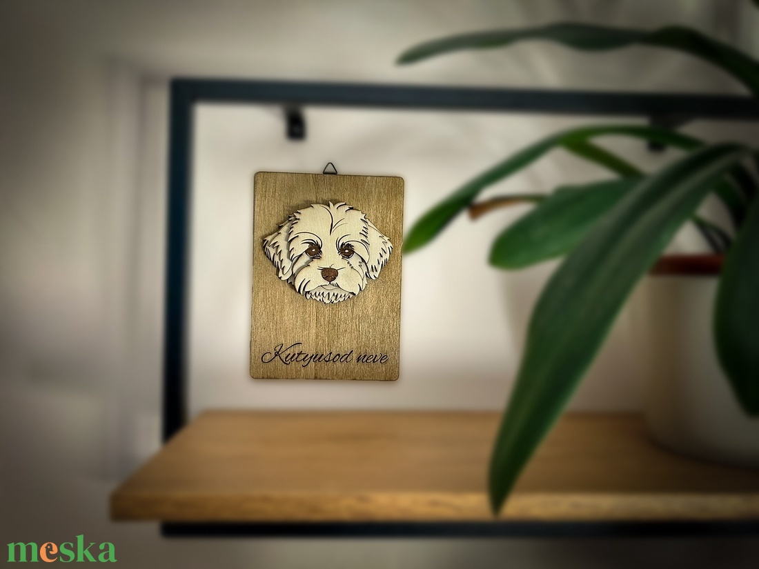 3D hatású lézervágott bichon havanese kutyaportré - otthon & életmód - dekoráció - kép & falikép - fából készült kép - Meska.hu 3D hatású lézervágott bichon havanese kutyaportré - otthon & életmód - dekoráció - kép & falikép - fából készült kép - Meska.hu