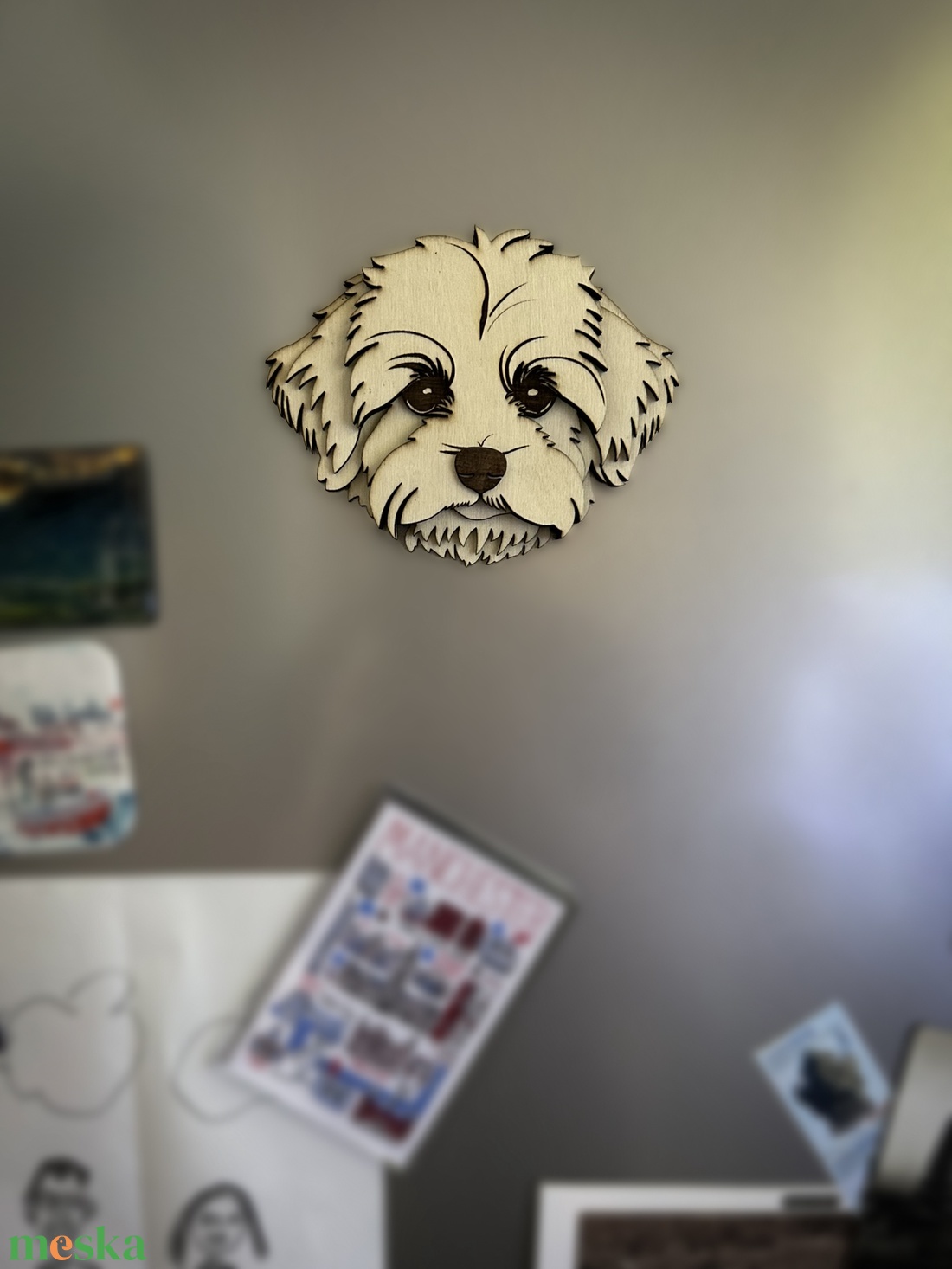 3D hatású lézervágott bichon havanese kutyaportré - otthon & életmód - dekoráció - kép & falikép - fából készült kép - Meska.hu 3D hatású lézervágott bichon havanese kutyaportré - otthon & életmód - dekoráció - kép & falikép - fából készült kép - Meska.hu