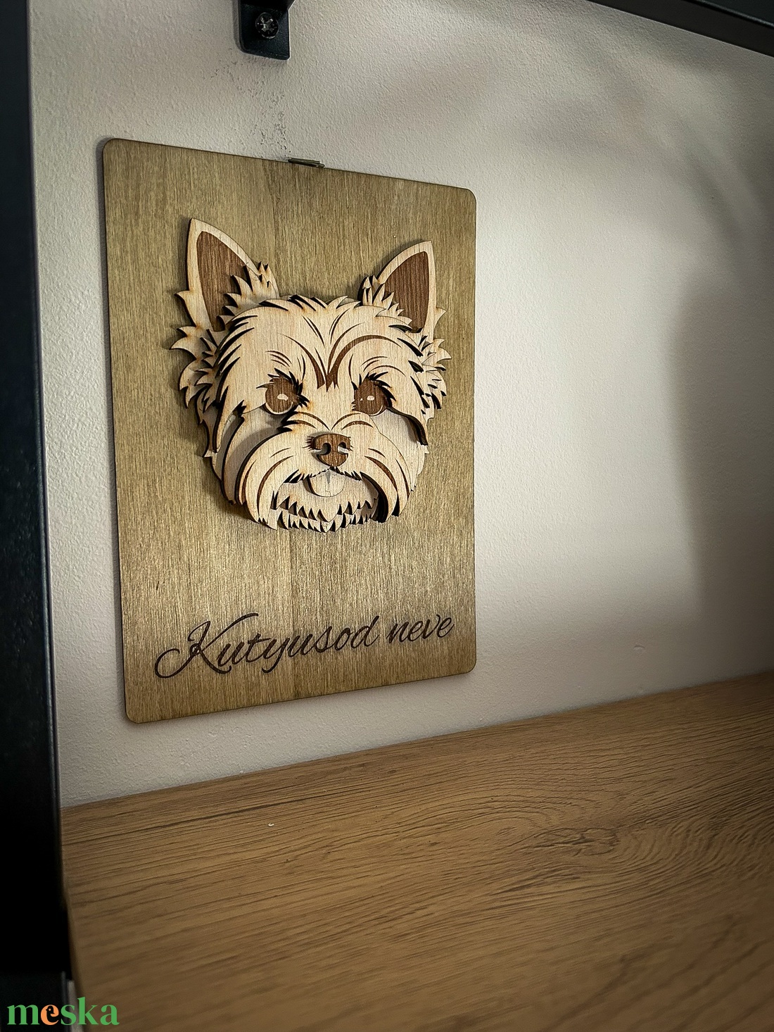 3D hatású lézervágott yorkshire terrier kutyaportré - otthon & életmód - dekoráció - kép & falikép - fából készült kép - Meska.hu 3D hatású lézervágott yorkshire terrier kutyaportré - otthon & életmód - dekoráció - kép & falikép - fából készült kép - Meska.hu
