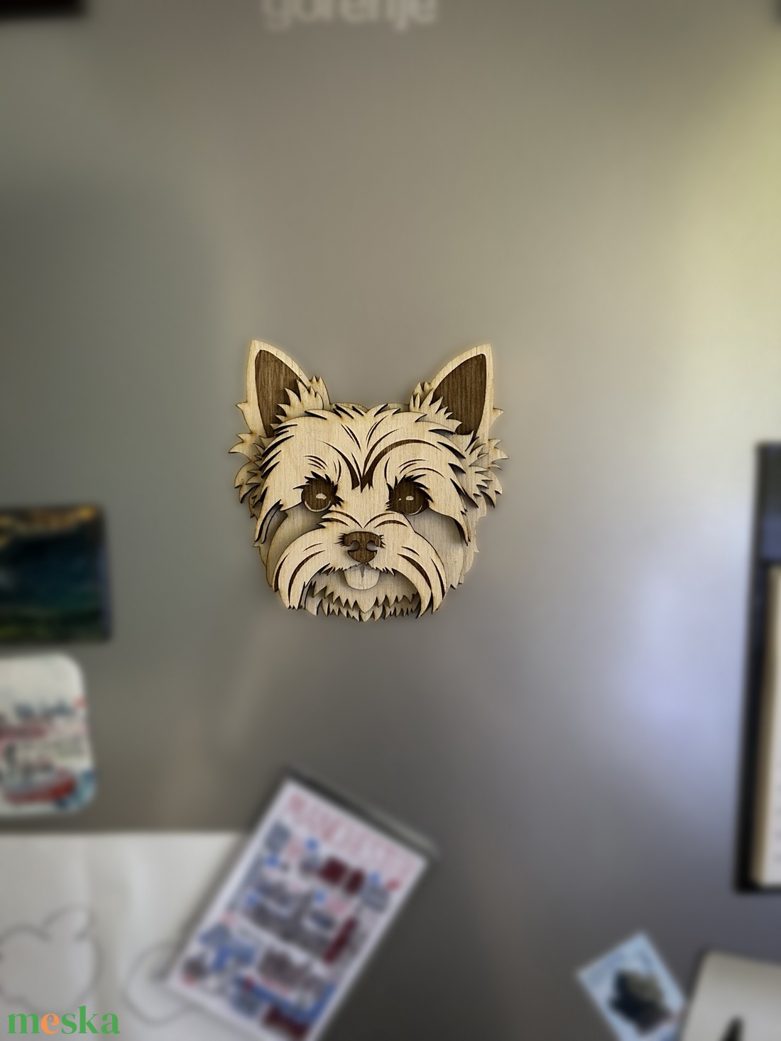 3D hatású lézervágott yorkshire terrier kutyaportré - otthon & életmód - dekoráció - kép & falikép - fából készült kép - Meska.hu 3D hatású lézervágott yorkshire terrier kutyaportré - otthon & életmód - dekoráció - kép & falikép - fából készült kép - Meska.hu