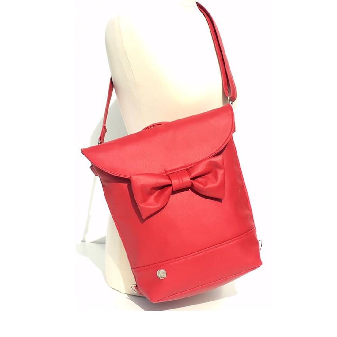 SuziartBag Piros masnis kisméretű 2in1 hátizsák - táska & tok - kézitáska & válltáska - válltáska - Meska.hu SuziartBag Piros masnis kisméretű 2in1 hátizsák - táska & tok - kézitáska & válltáska - válltáska - Meska.hu