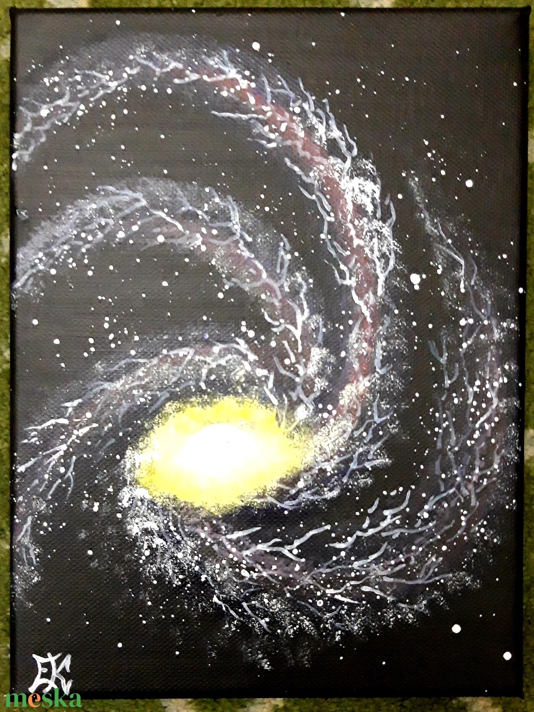 Spirál galaxis - művészet - festmény - akril - Meska.hu Spirál galaxis - művészet - festmény - akril - Meska.hu