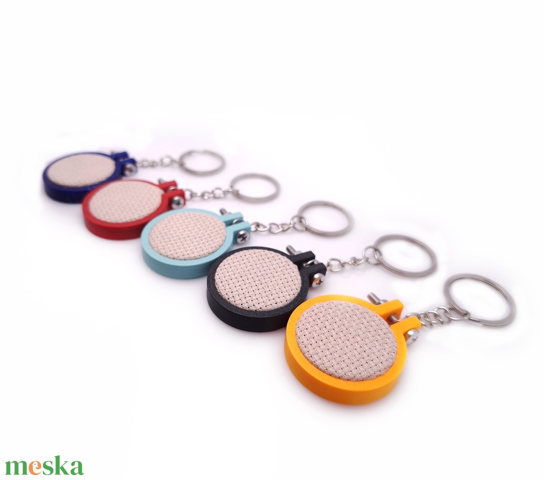Mini hímzőráma kulcstartó - kellékek & szerszámok - szerszámok, eszközök - egyéb szerszám, eszköz - Meska.hu