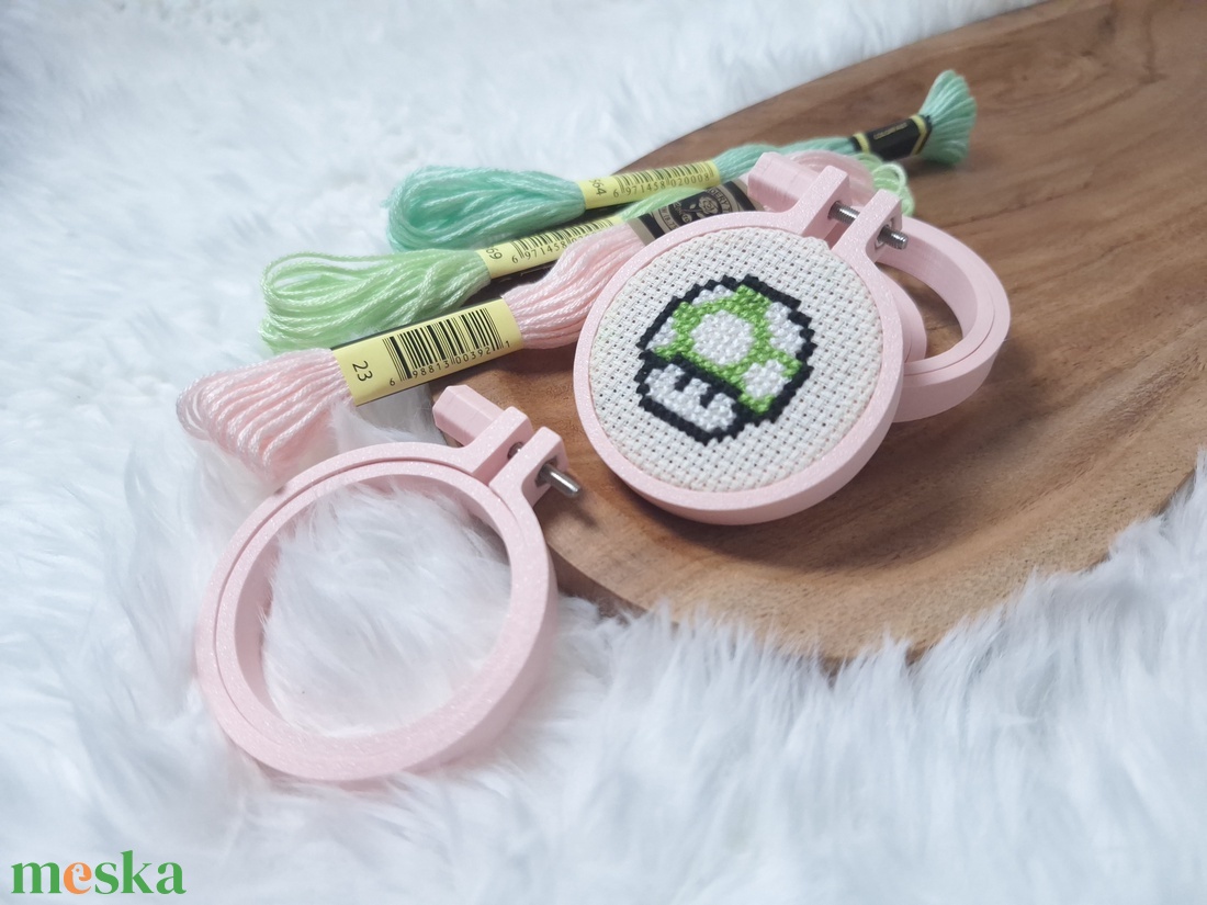 Mini hímzőráma, 5 cm - kellékek & szerszámok - szerszámok, eszközök - egyéb szerszám, eszköz - Meska.hu