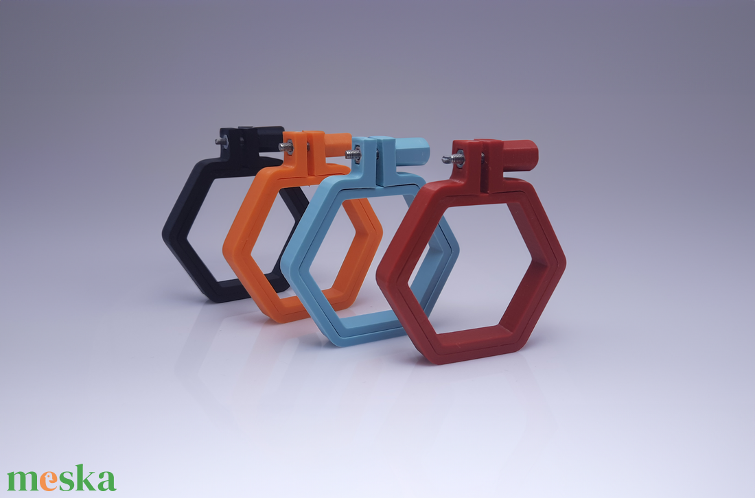 Hexagon Mini hímzőráma, 5 cm - kellékek & szerszámok - szerszámok, eszközök - egyéb szerszám, eszköz - Meska.hu