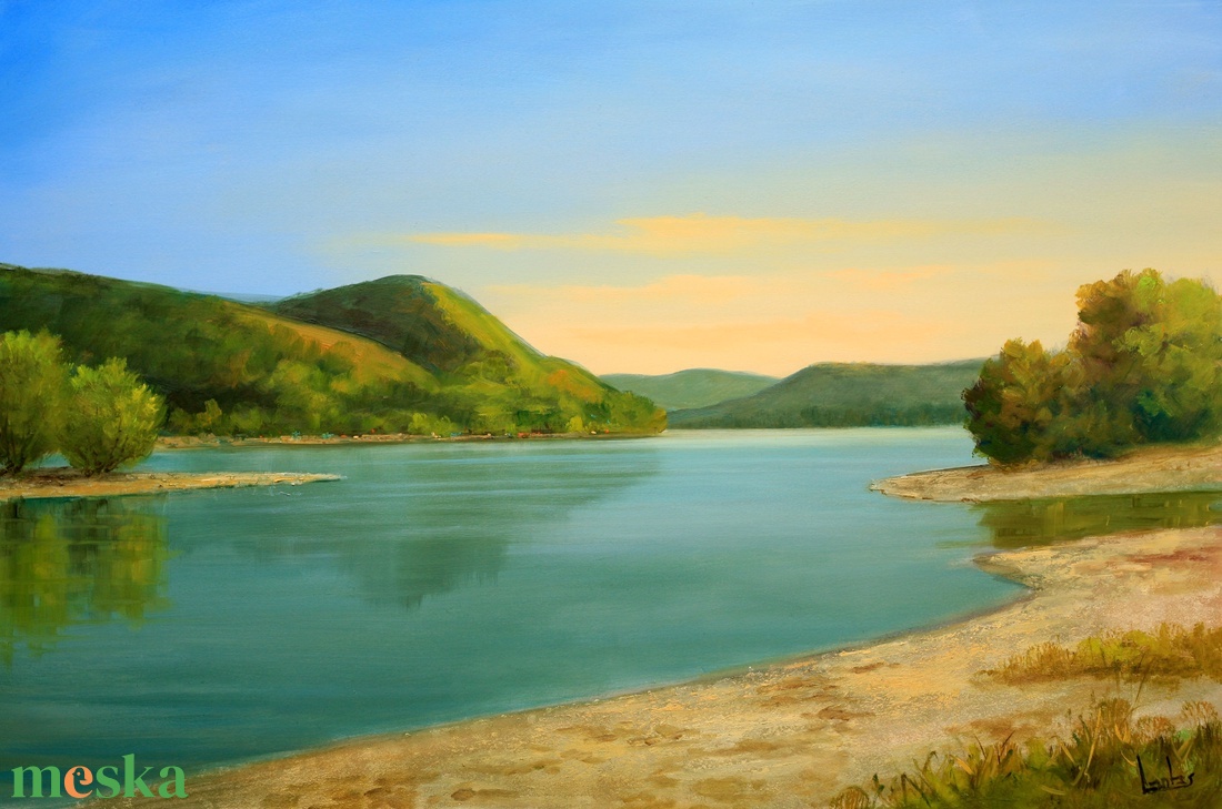 Lantos György: Dunai csend 40x60 cm - művészet - festmény - olajfestmény - Meska.hu Lantos György: Dunai csend 40x60 cm - művészet - festmény - olajfestmény - Meska.hu