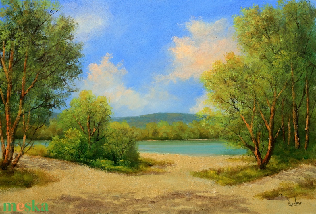 Lantos György:Fák a szigetcsúcsnál 40x60 cm - művészet - festmény - olajfestmény - Meska.hu Lantos György:Fák a szigetcsúcsnál 40x60 cm - művészet - festmény - olajfestmény - Meska.hu
