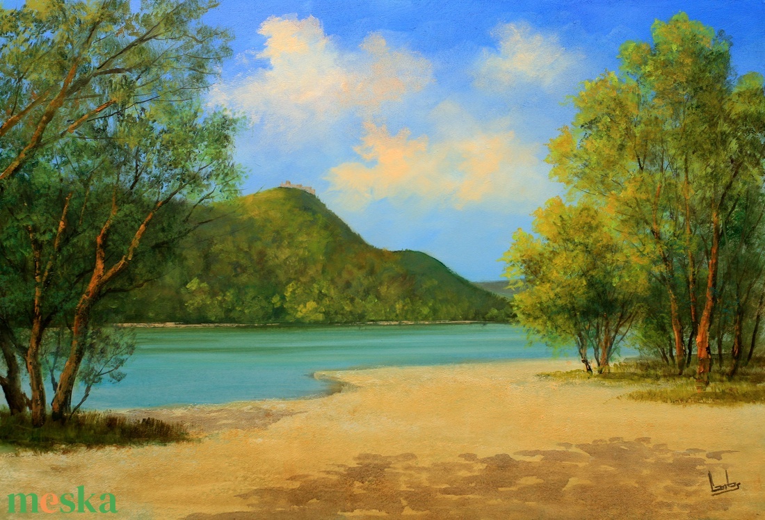 Lantos György: Visegrád a szigetcsúcsról 40x60 cm - művészet - festmény - olajfestmény - Meska.hu Lantos György: Visegrád a szigetcsúcsról 40x60 cm - művészet - festmény - olajfestmény - Meska.hu