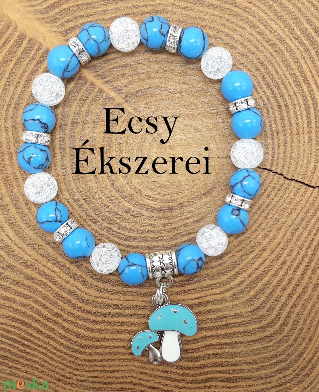 Ásvány karkötő  - ékszer - karkötő - ásványkarkötő - Meska.hu