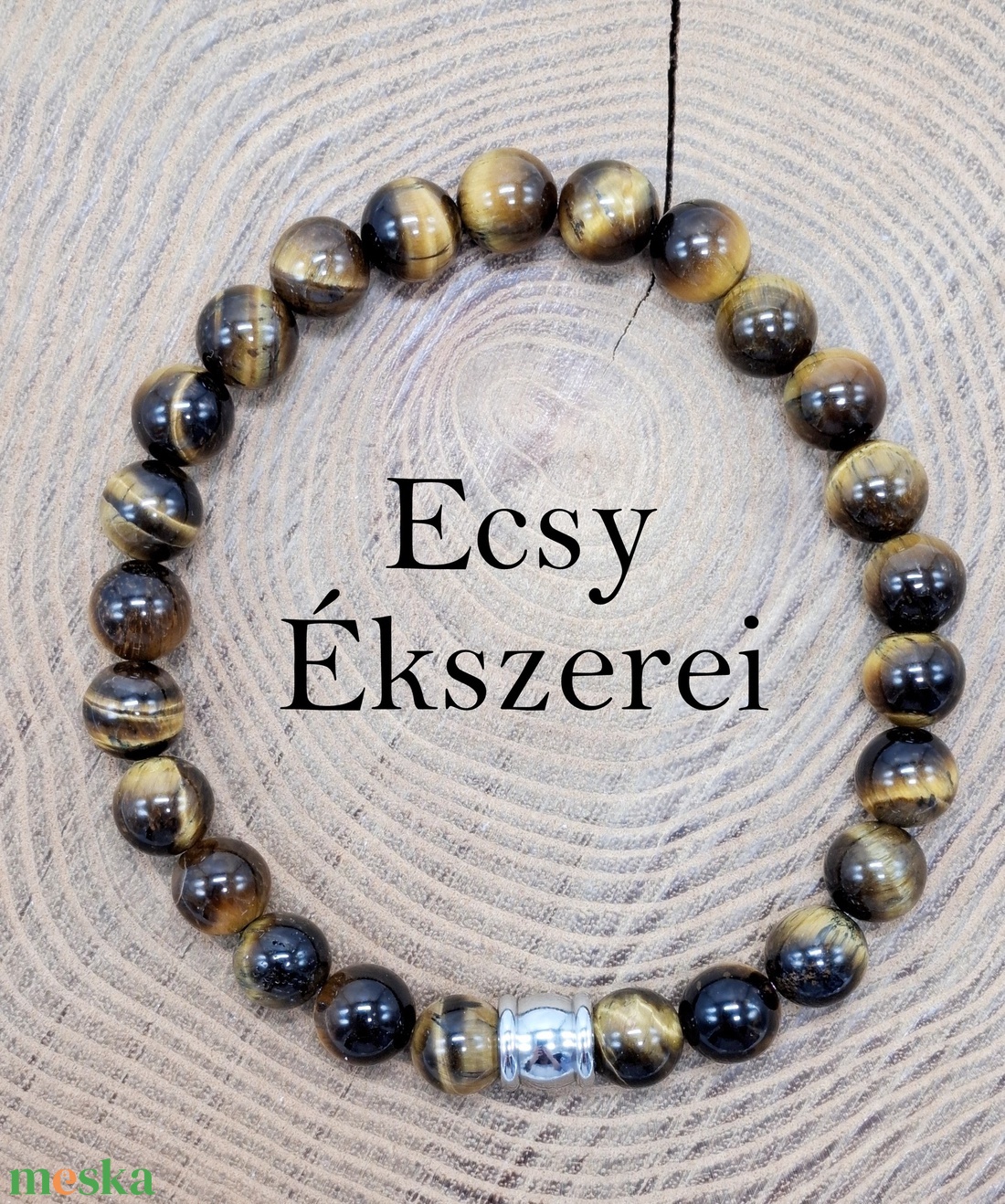 Tigrisszem ásvány karkötő - ékszer - karkötő - ásványkarkötő - Meska.hu Tigrisszem ásvány karkötő - ékszer - karkötő - ásványkarkötő - Meska.hu