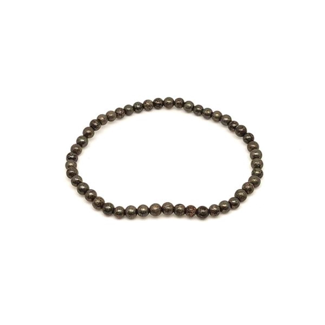 Pirit golyó karkötő 45 mm - ékszer - karkötő - ásványkarkötő - Meska.hu