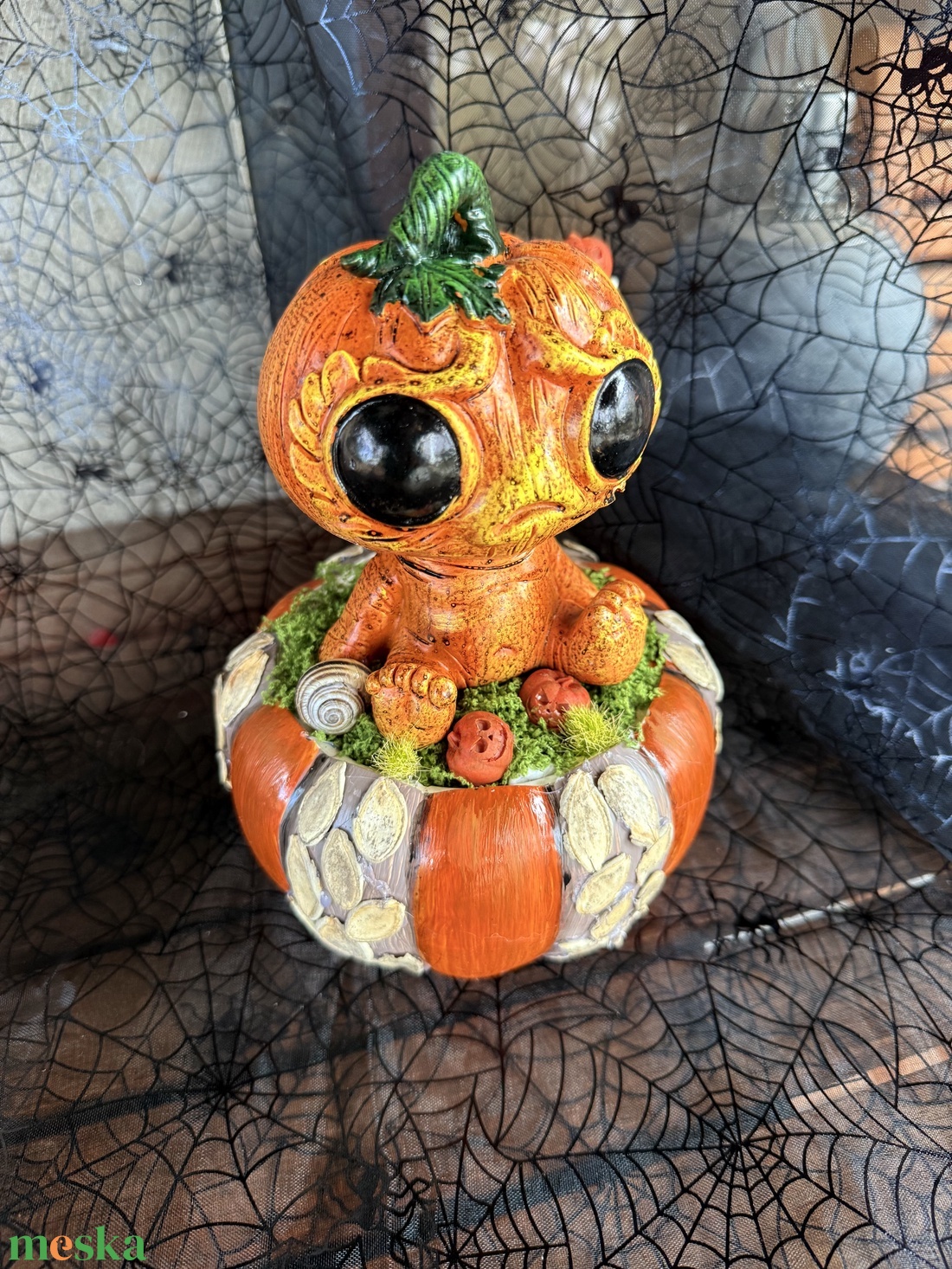 Halloween-i tökfej - otthon & életmód - dekoráció - halloween - halloweeni asztaldísz - Meska.hu Halloween-i tökfej - otthon & életmód - dekoráció - halloween - halloweeni asztaldísz - Meska.hu