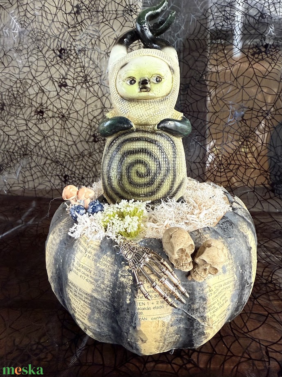 Halloween spirál ember - otthon & életmód - dekoráció - halloween - halloweeni asztaldísz - Meska.hu Halloween spirál ember - otthon & életmód - dekoráció - halloween - halloweeni asztaldísz - Meska.hu