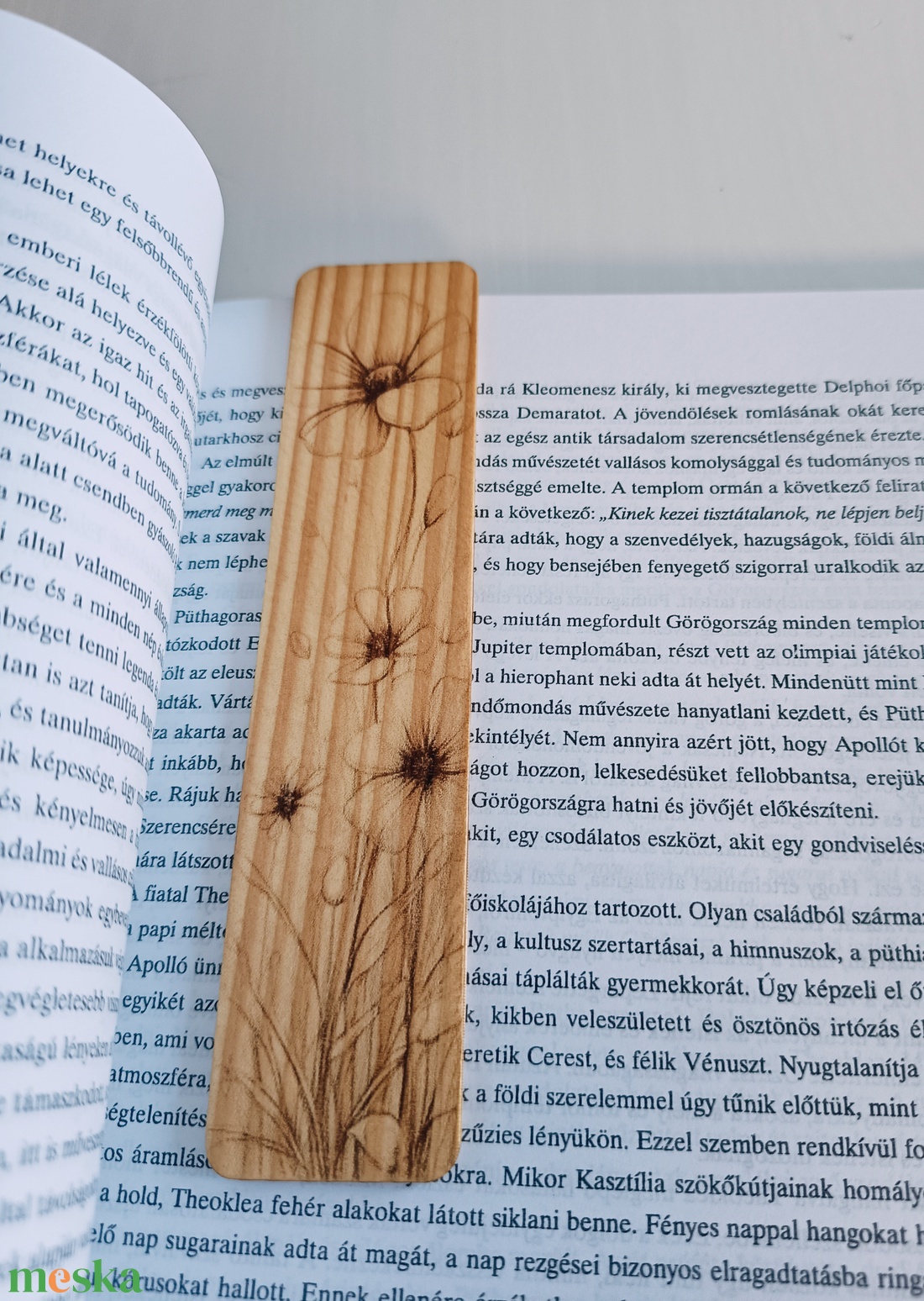Fából készült virágmintás könyvjelző - könyv & zene - könyvjelző - Meska.hu Fából készült virágmintás könyvjelző - könyv & zene - könyvjelző - Meska.hu