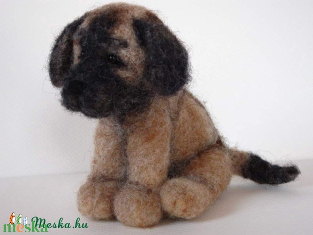Leonbergi kölyök kutya nemezből  -  - Meska.hu