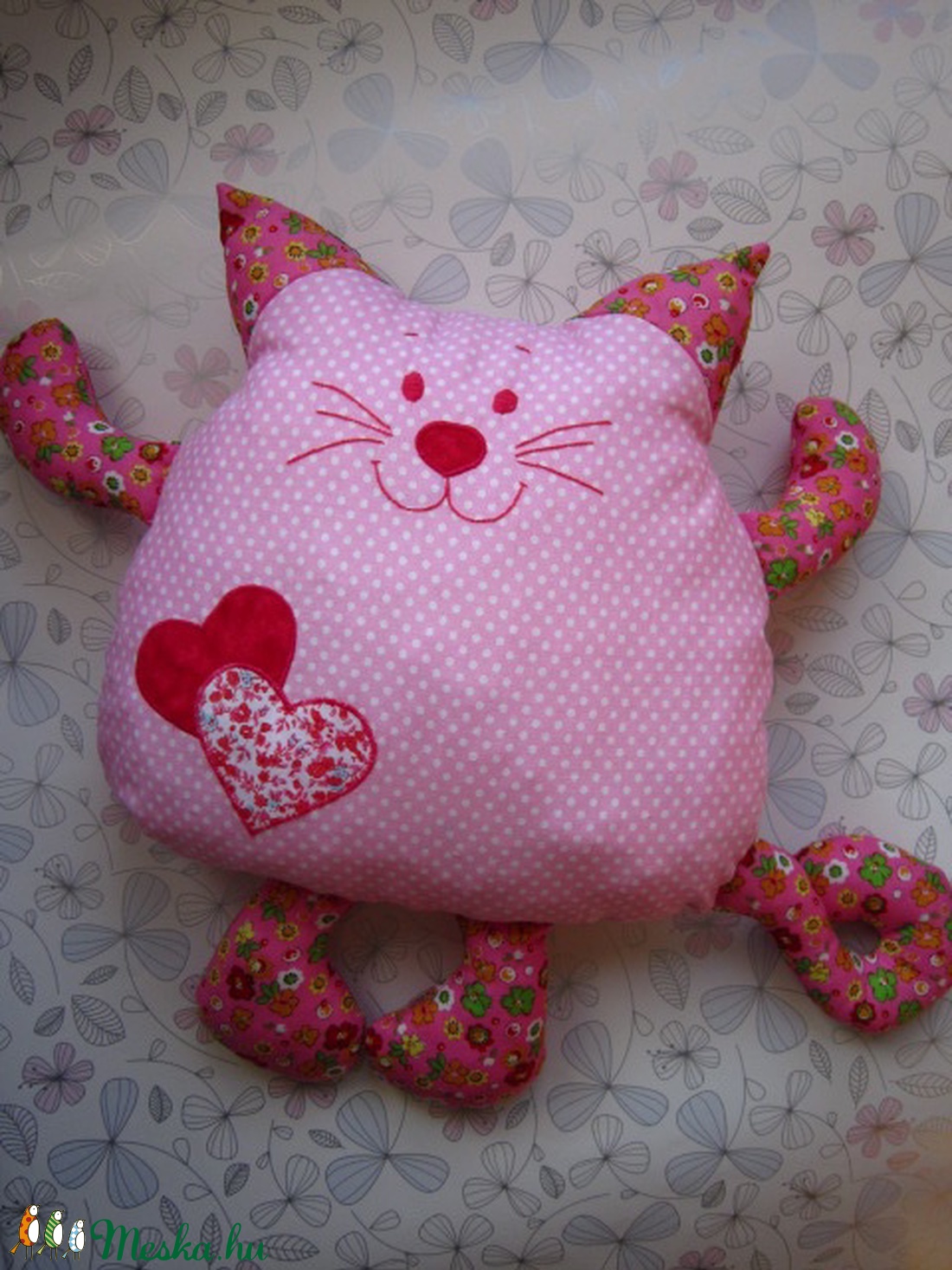 Cirmi az ölelgetős cica párna -  - Meska.hu